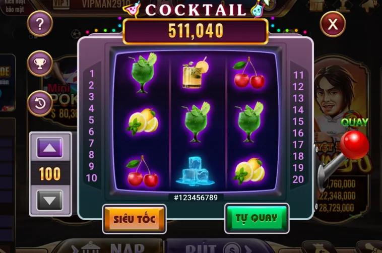 Đánh Giá Toàn Diện Thuật Toán Nhả Thưởng Slot Game Cocktail Tại BomWin Thực Tế