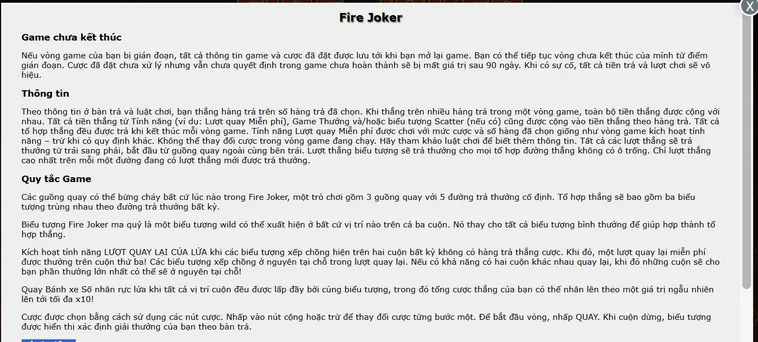Thống Trị Vòng Quay Rực Lửa Slot Game Fire Joker Tại BomWin Rinh Hũ Tiền Tỷ