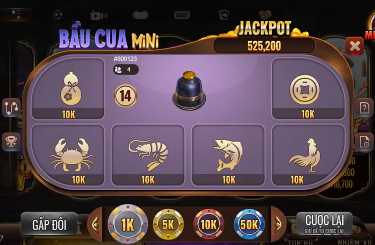 Mini Bầu Cua Tại BomWin Chiến Thuật Dự Đoán Linh Vật Rinh Quà Thưởng Tiền Tỷ