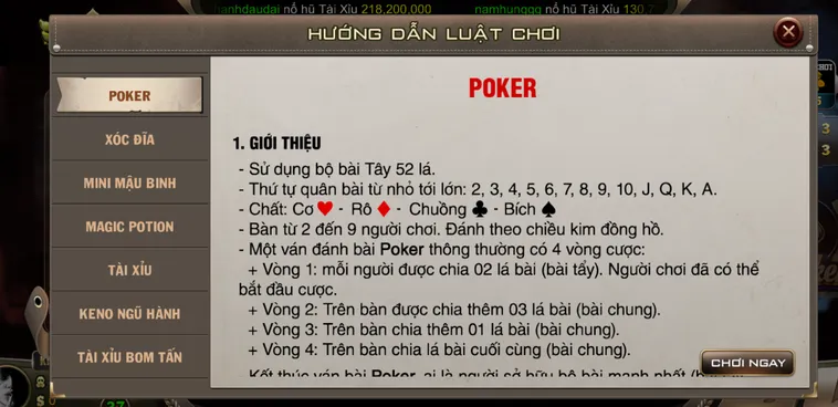 Thần Bài Đại Chiến Săn Jackpot Triệu Đô Tại Poker Tại BomWin
