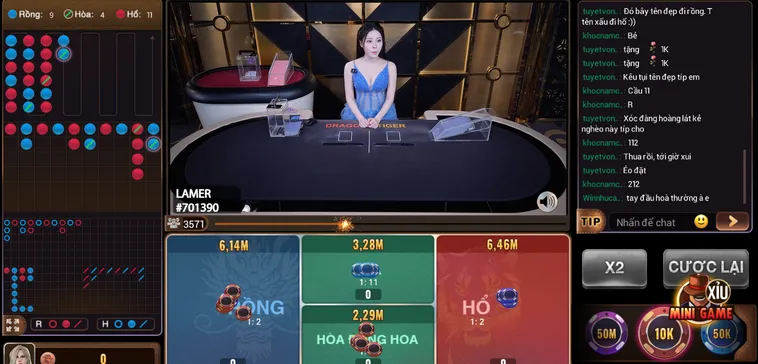 Live Casino BomWin Đêm Tiệc Sòng Bạc Thượng Lưu Rực Rỡ Sắc Màu Neon Ăn Thưởng Lớn